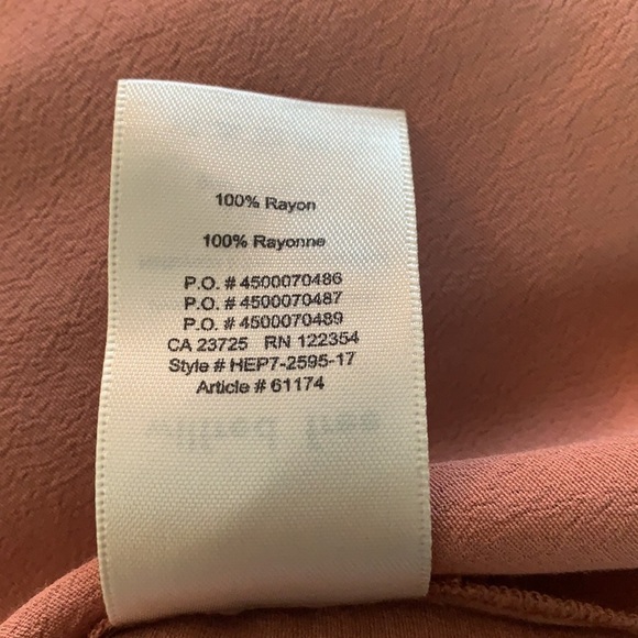 Aritzia Wilfred Free Dusty Rose Redling Blouse Size S - Picture 10 of 15